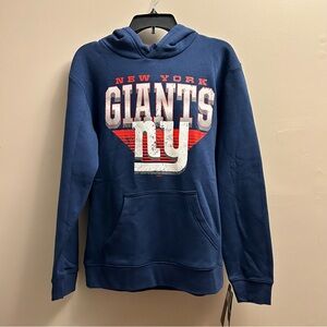 Fanatics Men’s Navy NFL New York Giants Hoodie with kangaroo pockets size M NEW